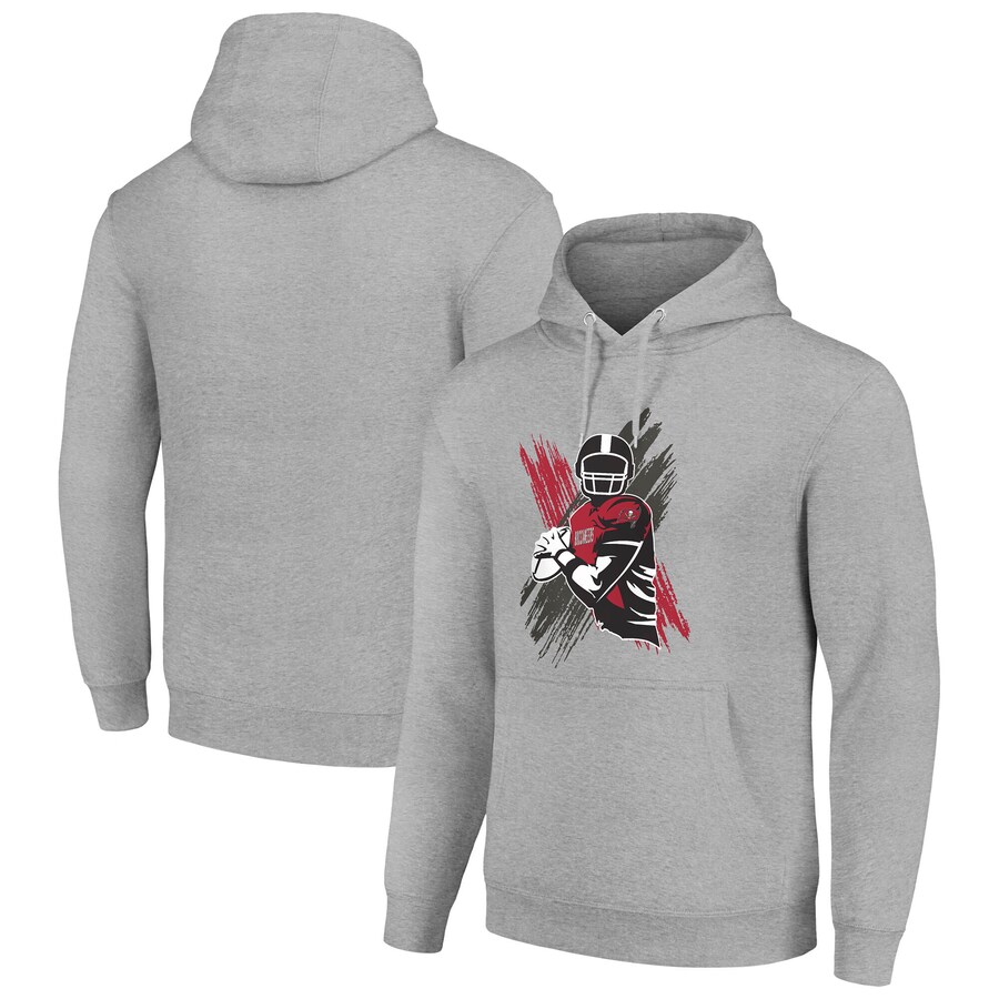Men tampa bay buccaneers grey 2024 NFL hoodie->tampa bay buccaneers->NFL Jersey